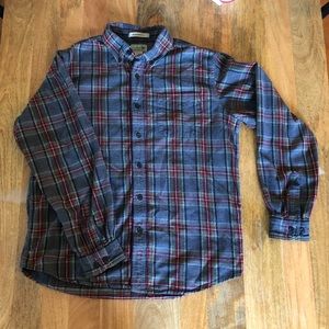 LL Bean Flannel—Size Medium